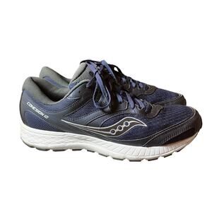 Saucony Cohesion 12 Men’s Running Shoes Navy Gray Size 11.5 Running Sneakers